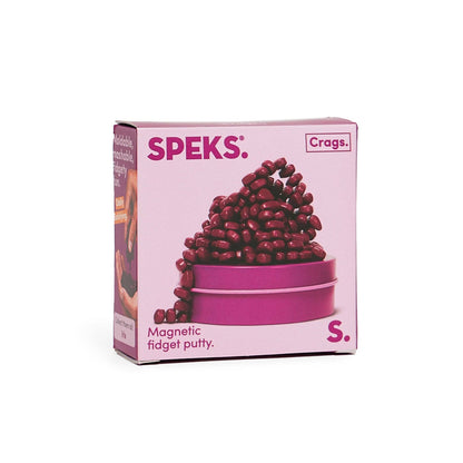 Speks. Mini Matte Crags - Magnetic Fidget Putty: Mini Crags Matte Iris
