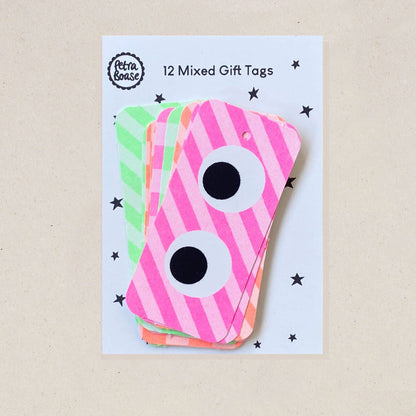 Gift Tags (Pack of 6) Set of 12 - Googly Eyes