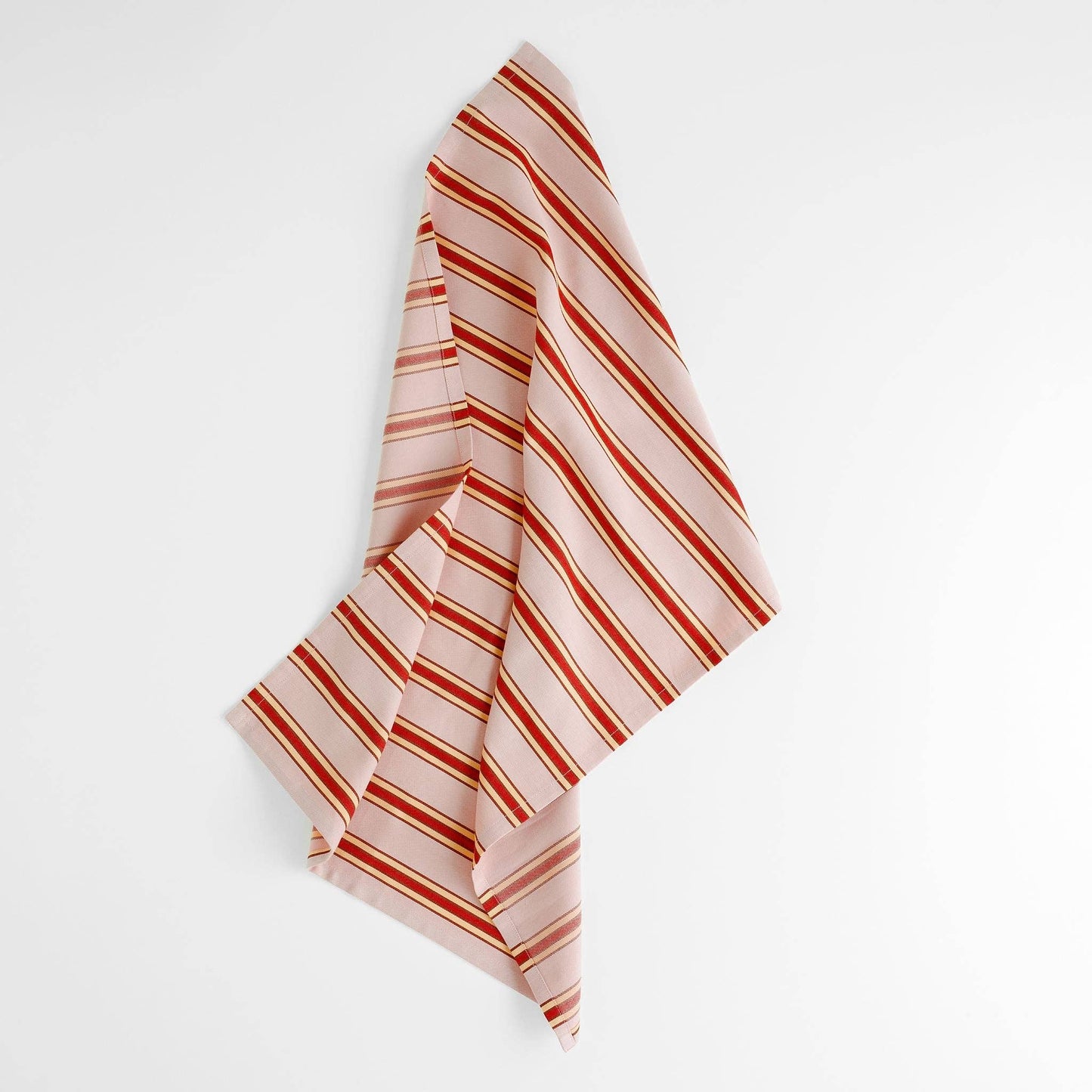 Stripe tea towel: Brown