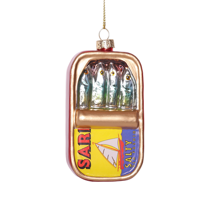 Sardines Can Glass Decoration
