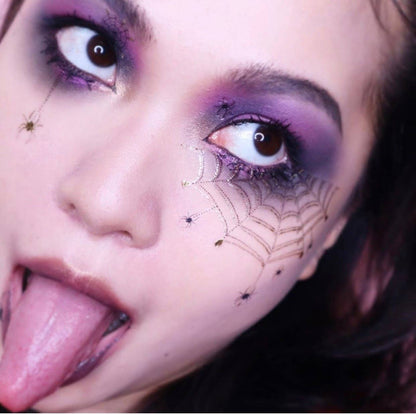 Spider Web Henna Temporary Tattoos Stickers