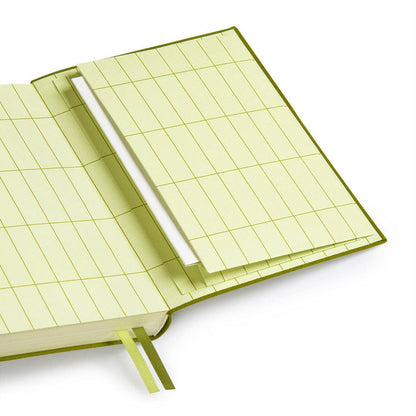 Olive Green Fabric Daily Planner (B6)