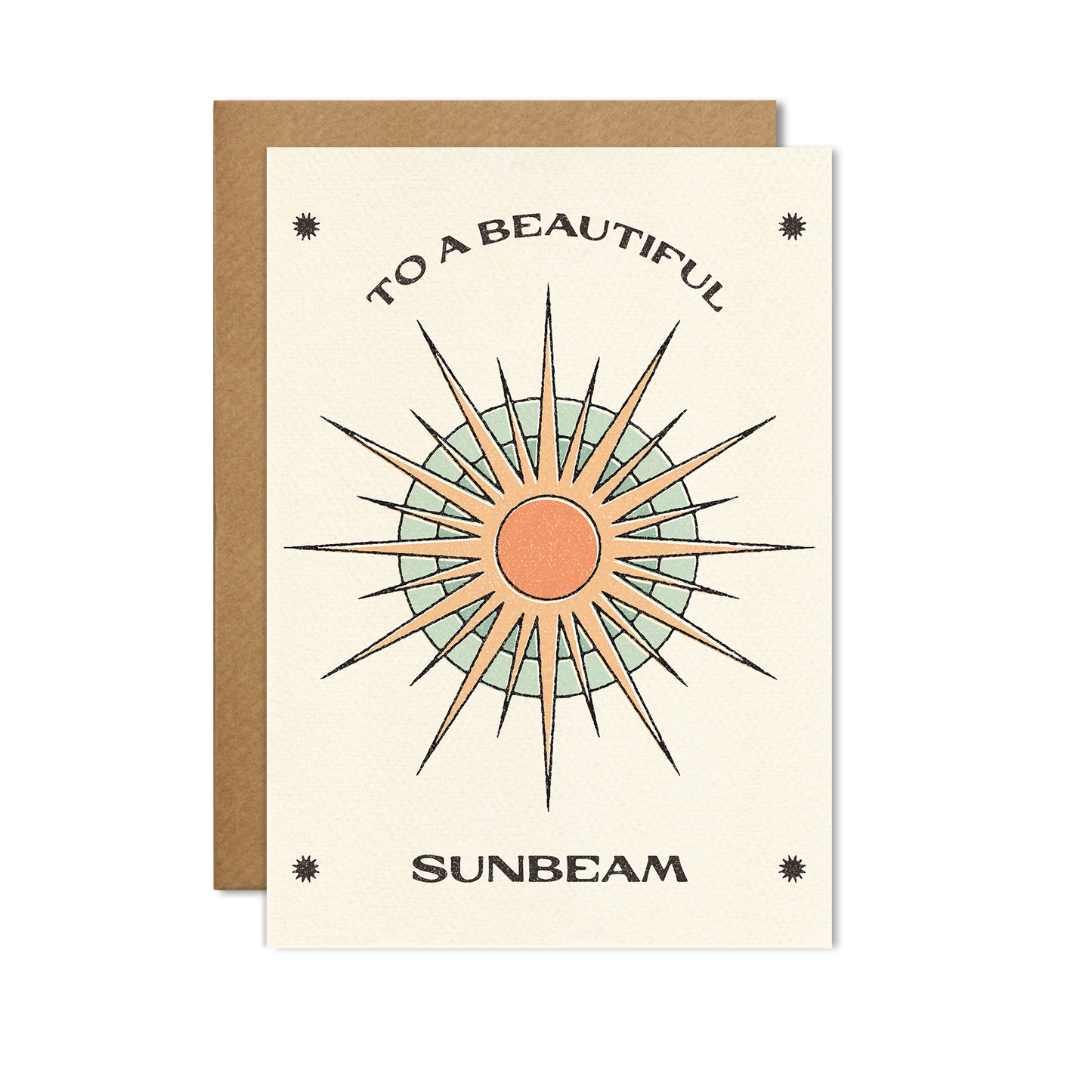 To a Beautiful Sunbeam Card: Cello-free