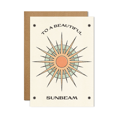 To a Beautiful Sunbeam Card: Cello-free