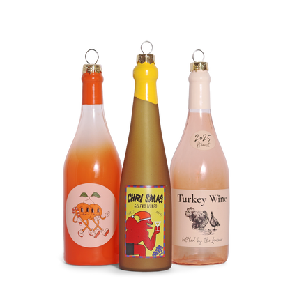 Chris Mas Wine Decoration, 12cm