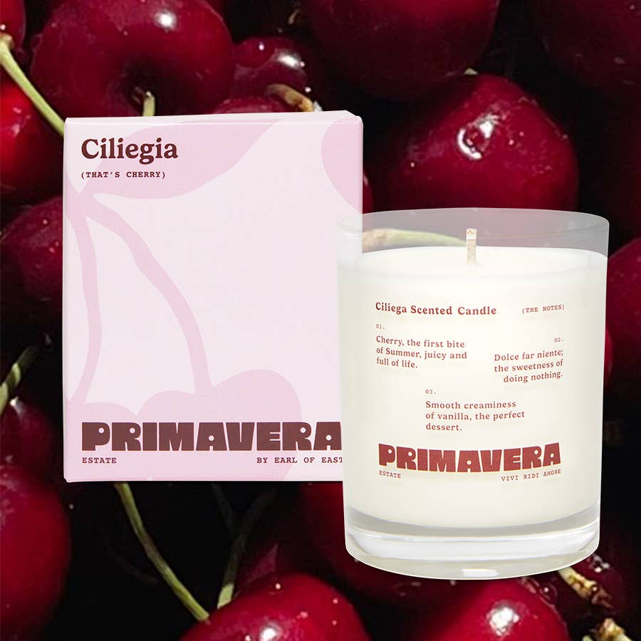 Primavera Estate Candle 250ml - Ciliegia (That's Cherry): 12 x 250ml