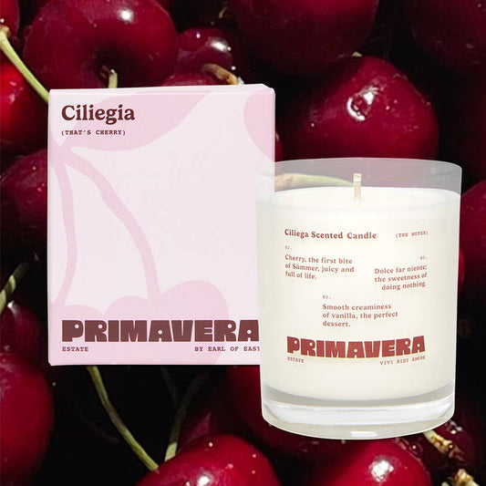 Primavera Estate Candle 250ml - Ciliegia (That's Cherry): 12 x 250ml