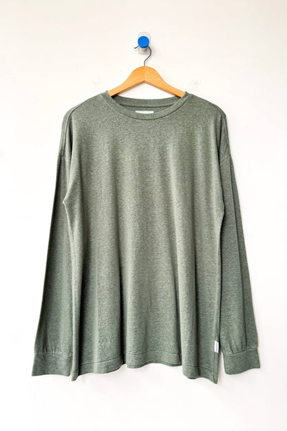 Haze Linen Blend Tee - Sage