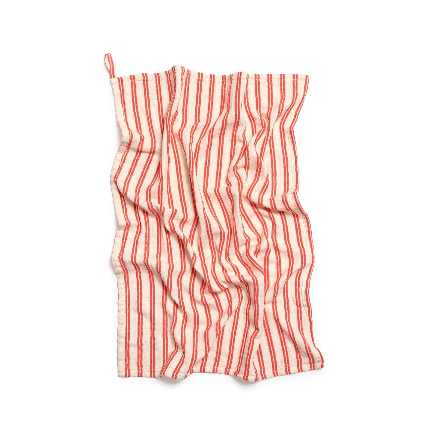 Cotton Hand Towel: Red Stripe