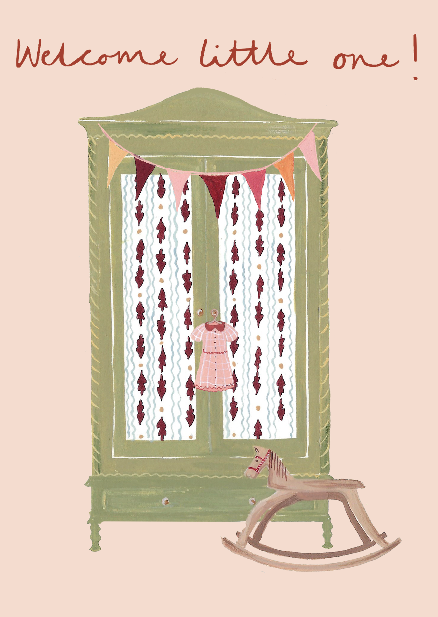 Welcome Baby Girl card