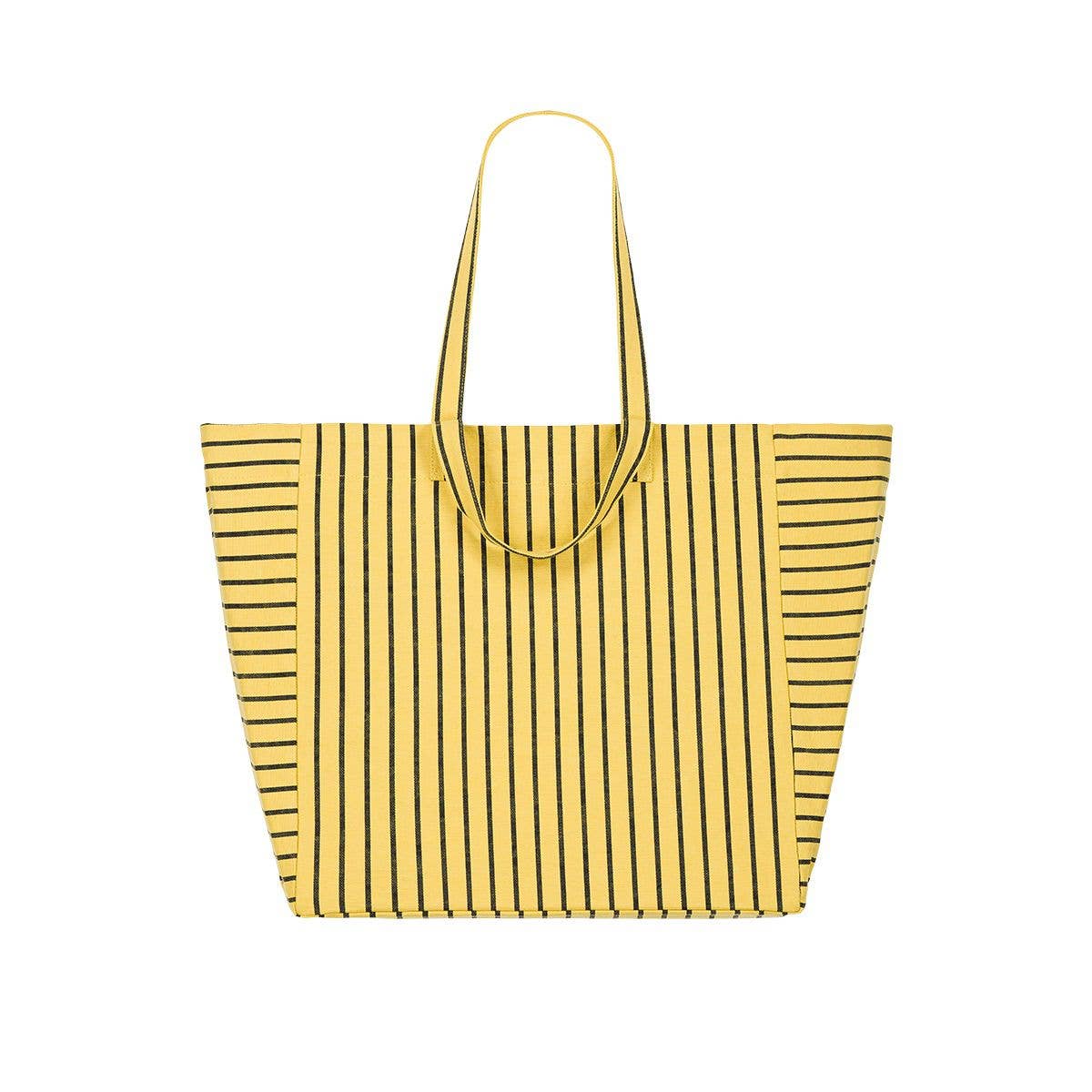 ELISA TOTE BAG TENNIS BLACK /  BAMBOU
