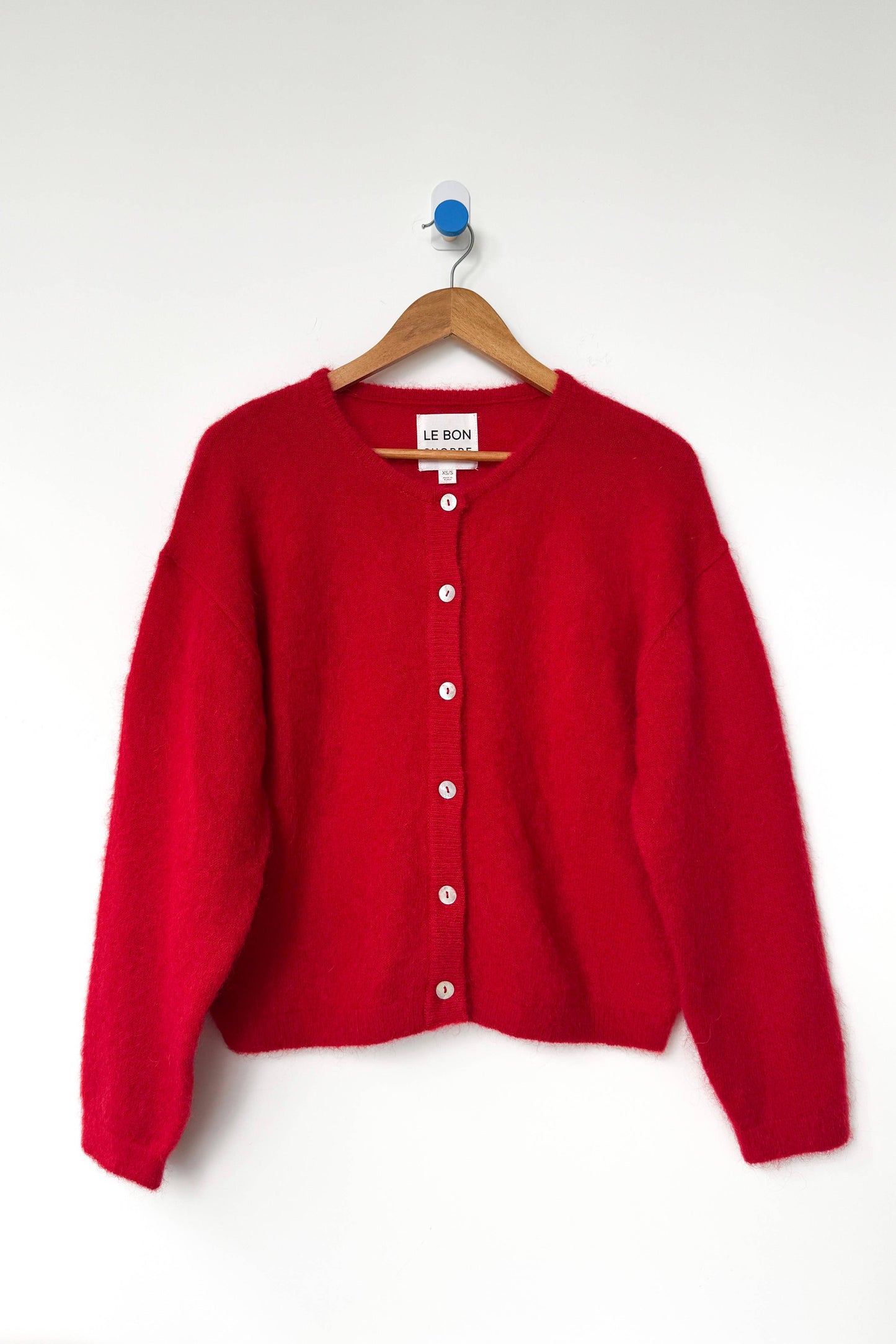 Leila Mohair Cardigan - Red
