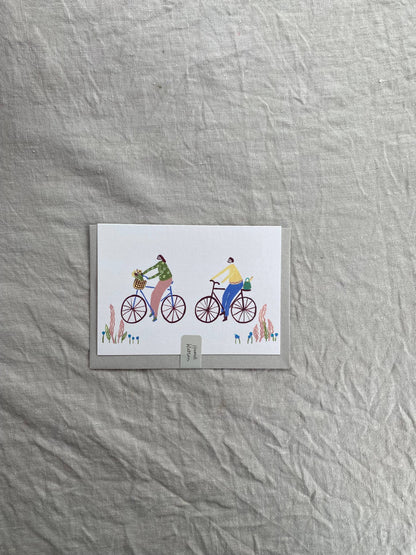 Off on a Bike ride card