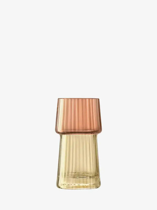 Gems Vase H12cm Amber