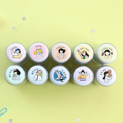 Iconic Haru Design Diary Stamp: Cheese
