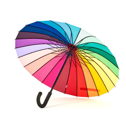 Everyday Rainbow Umbrella 105cm diameter: Multicolour
