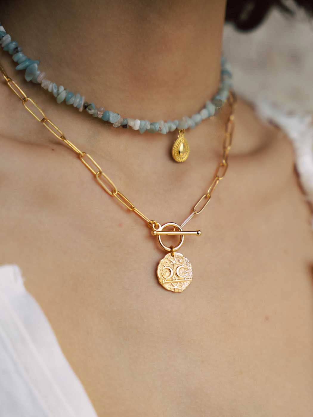ATHENA AMAZONITE NECKLACE
