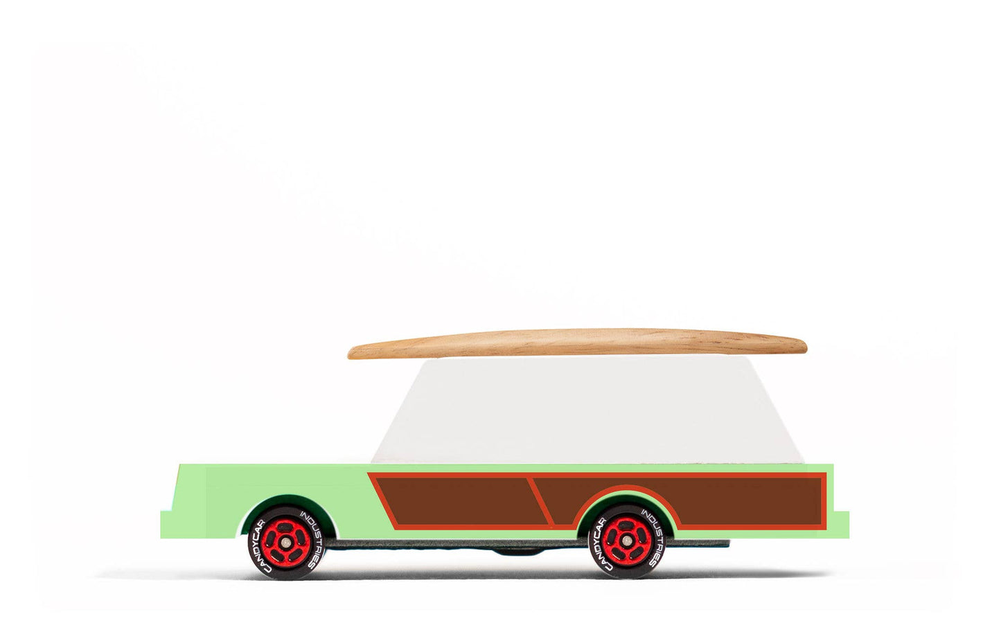 Candycar - Surf Wagon with Topper - Wooden Diecast Toy Car