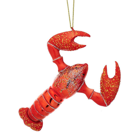 Glitter Lobster Shaped Bauble