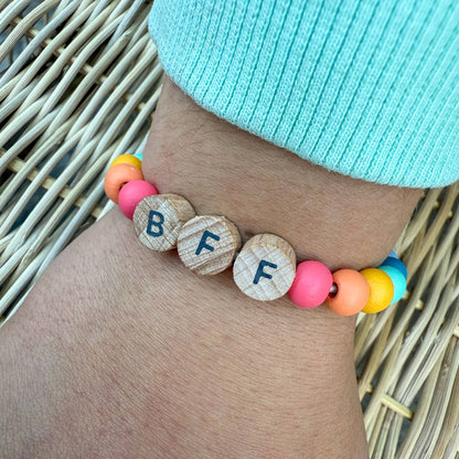 Beaded BFF Friendship Bracelet Kit: RAINBOW