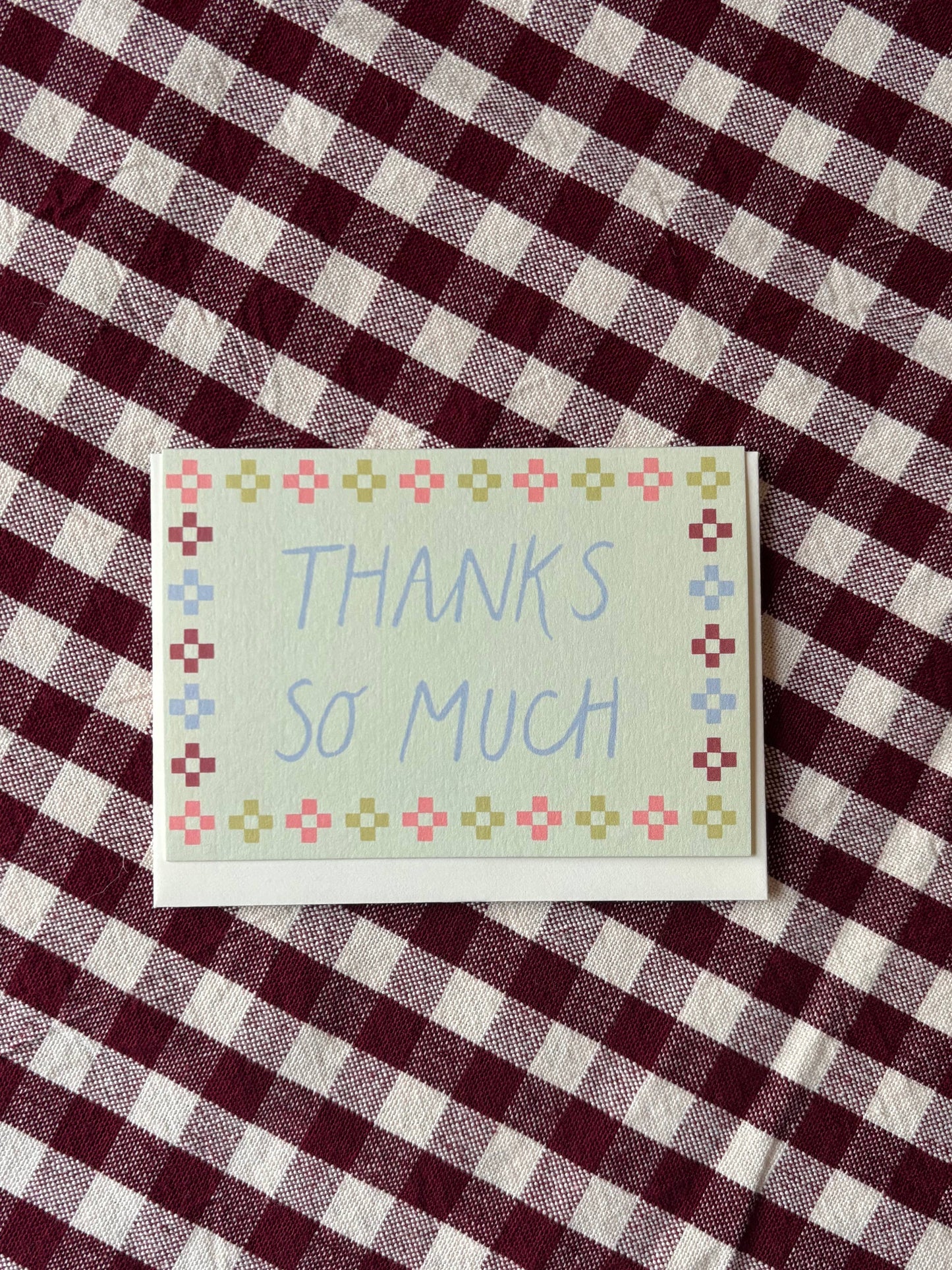 Folk Thanks mini card