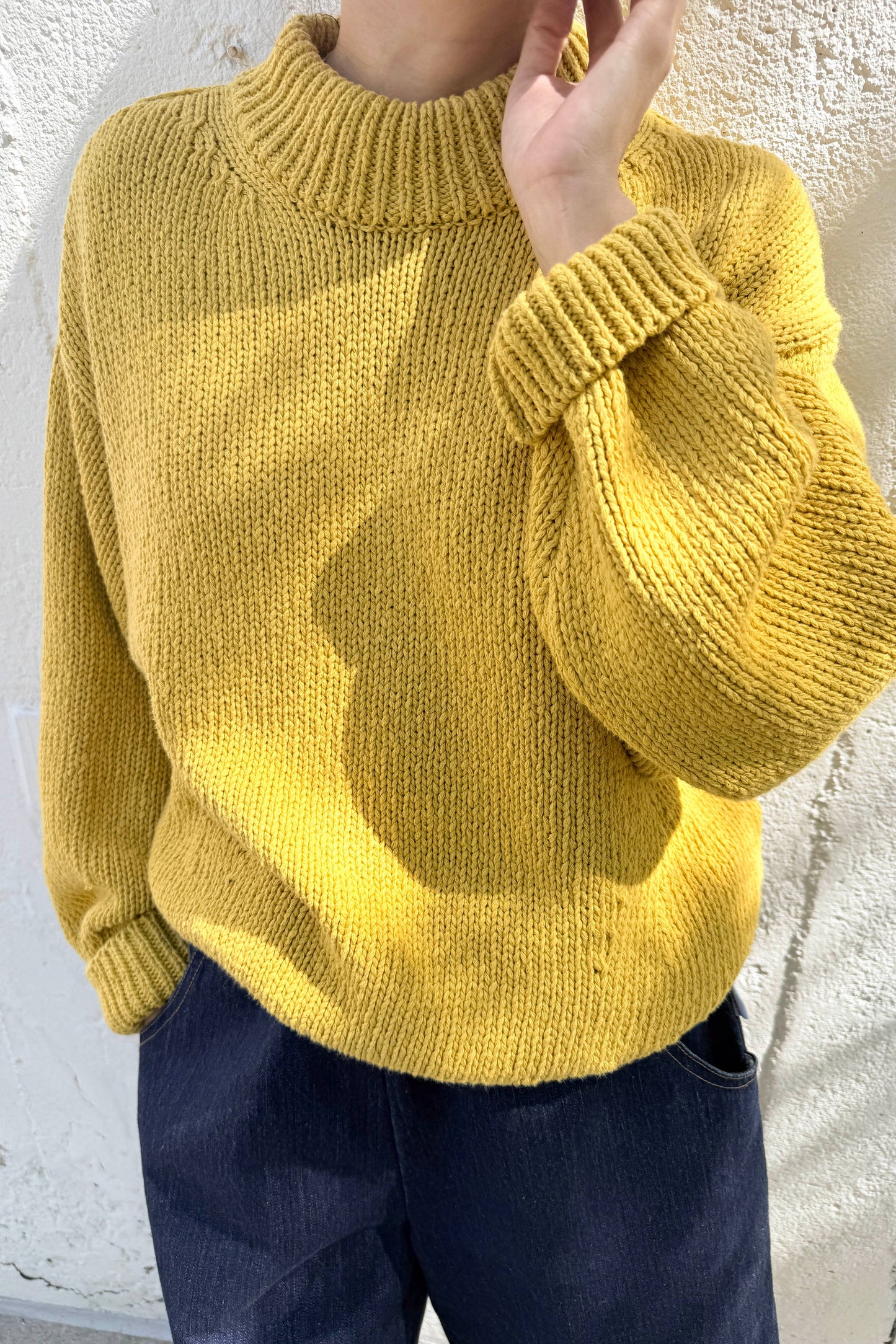 Zoe Cotton Sweater (2XS/S - 2M/L): Dijon / 2XS/S - 2M/L