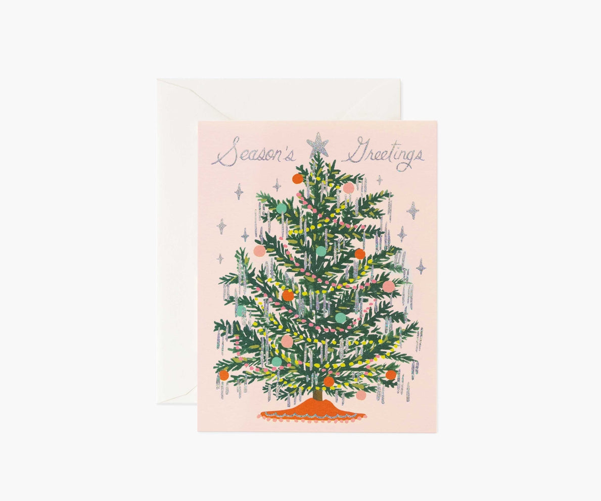 Rifle Paper Co - Tinsel Tree Christmas Card