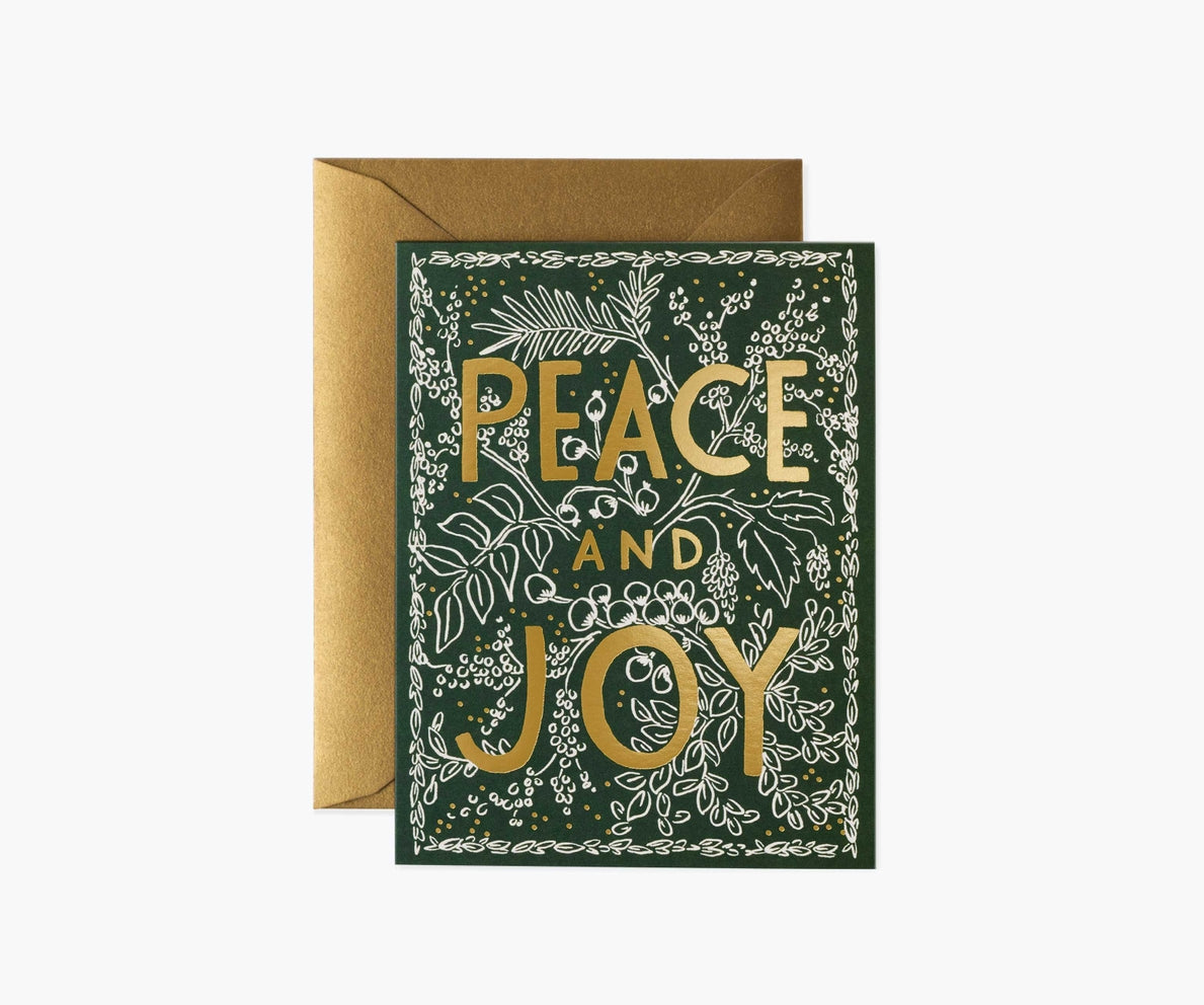 Rifle Paper Co - Evergreen Peace Christmas Card