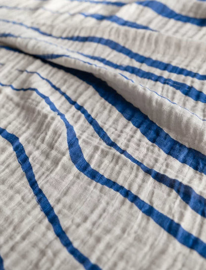 Vag Muslin Blanket - Blue