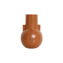 Ceramic Vase Caramel S .