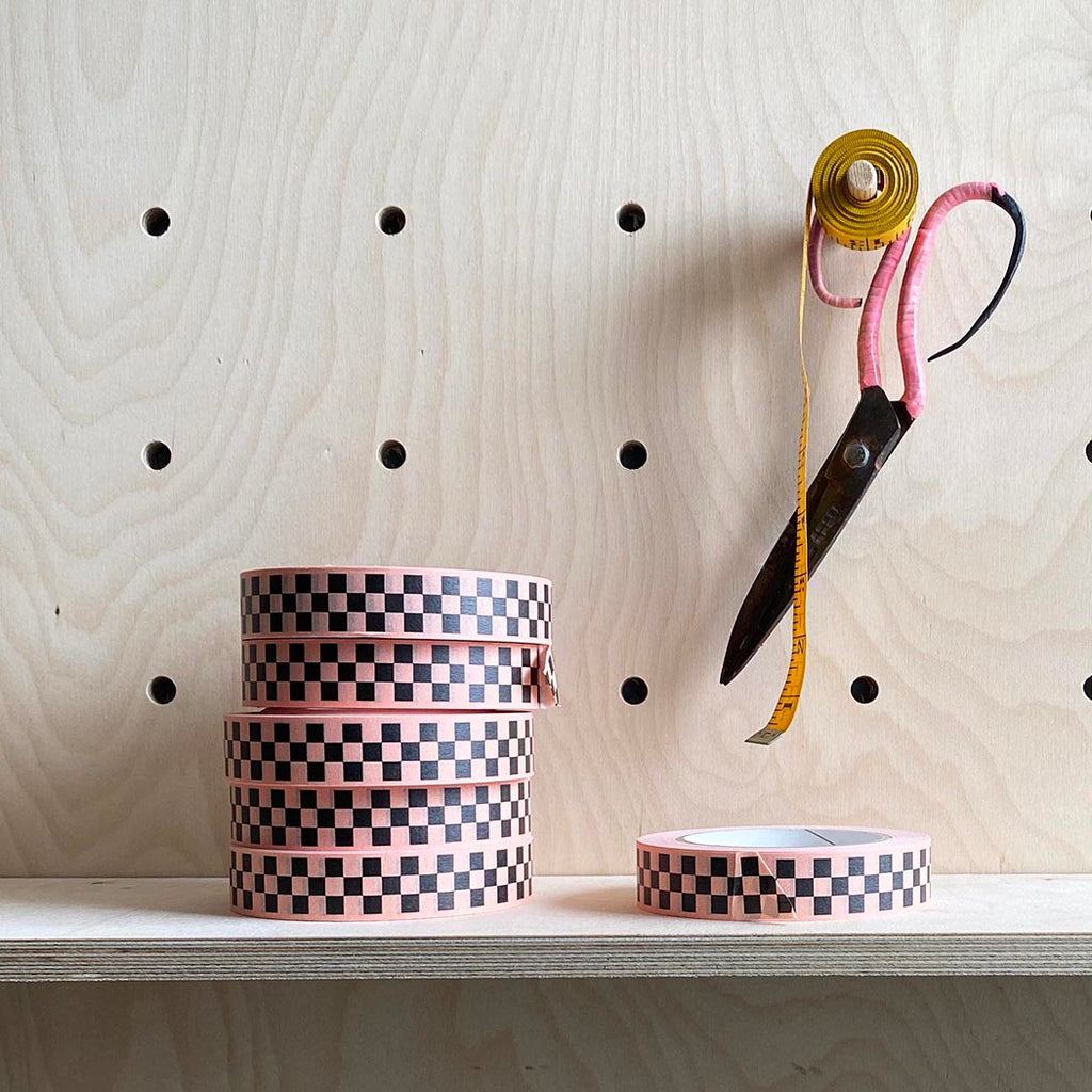 Petra Boase Peach Check Tape