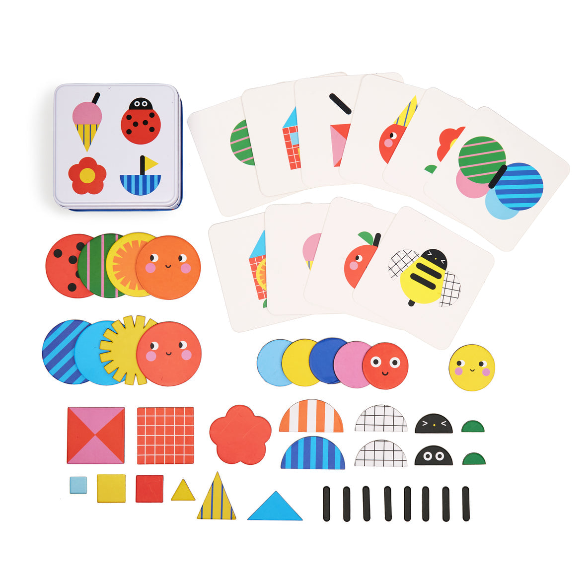 On The Go Magnetic Shapes Game