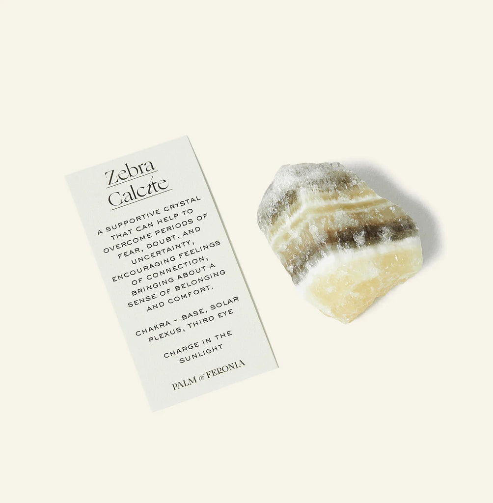 Palm Of Feronia - Zebra Calcite Crystal
