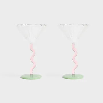 &K Coup Curve Set Of 2