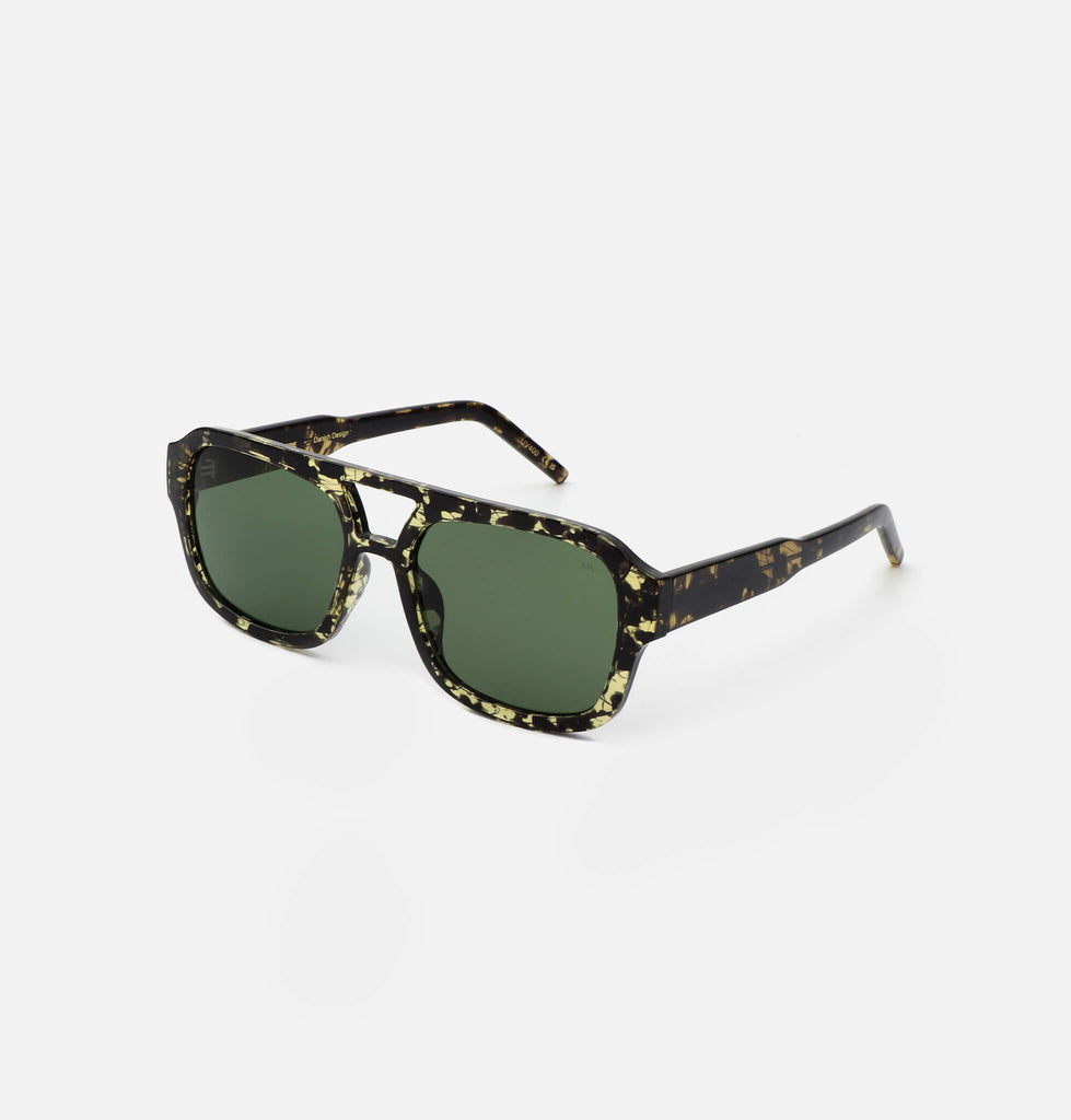 A. Kjaerbede Kaya  Sunglasses - Black Yellow Tort