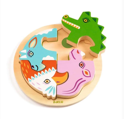 Rondo Croco Wooden Puzzle