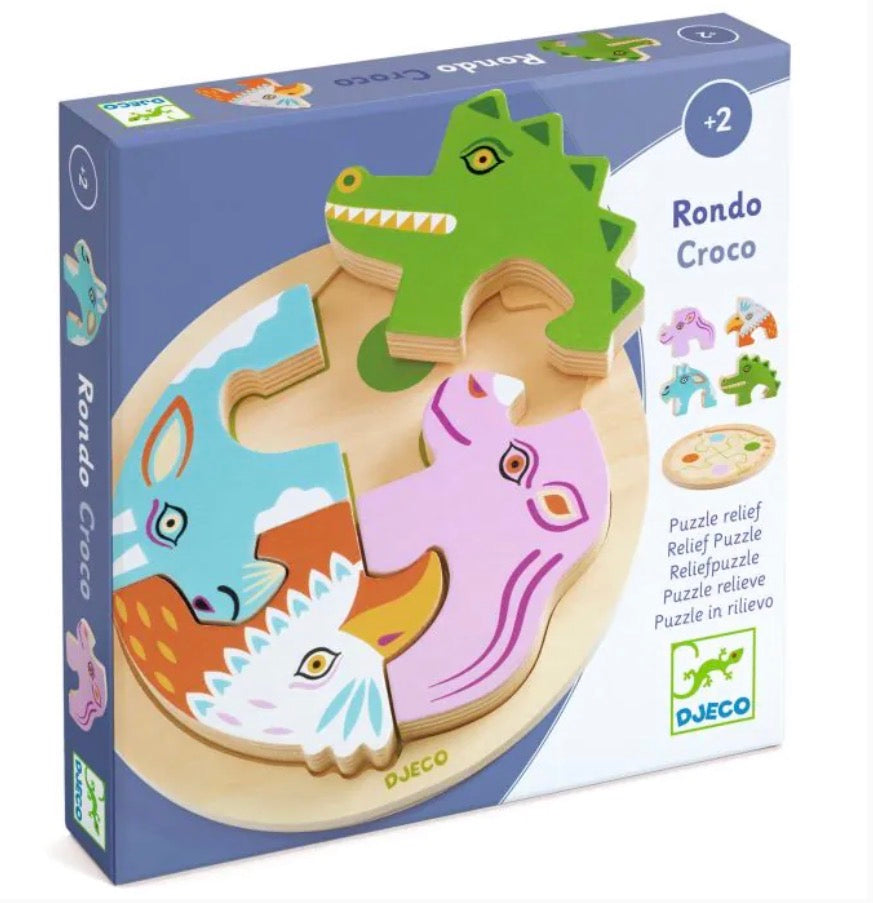 Rondo Croco Wooden Puzzle