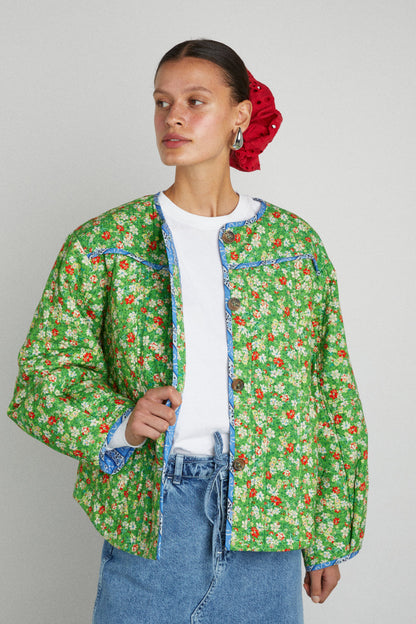 Macy Floral Quilted Jacket