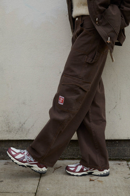 Dion Cargo Jeans - Chocolate Brown