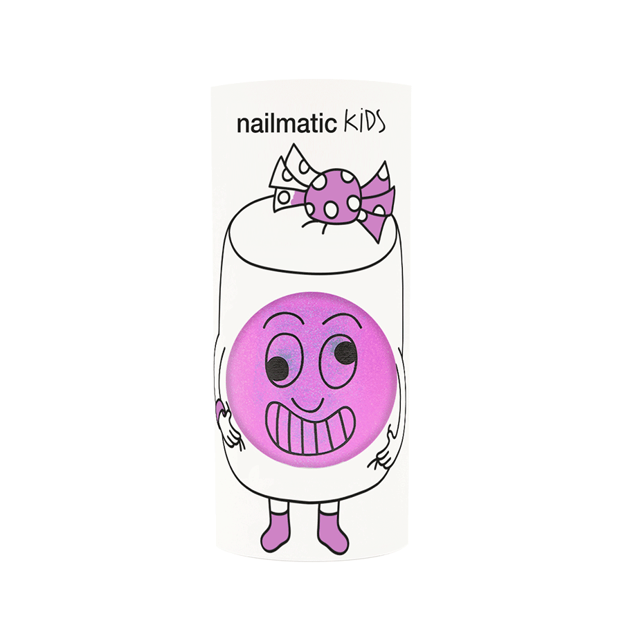 Nailmatic Kids Water Based Polish Marshi  Neon Lilac