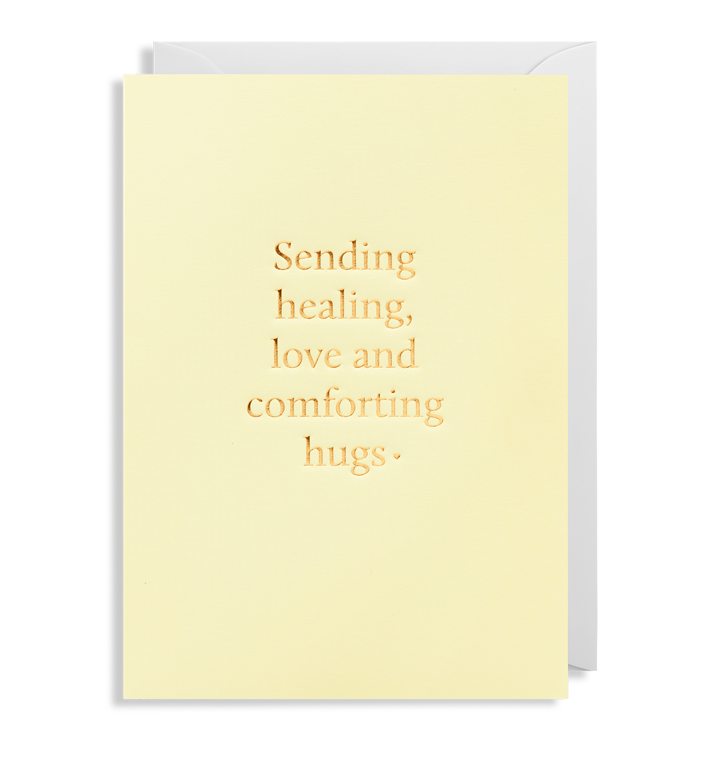 Sending Healing, Love and Comforting Hugs Greeting Card