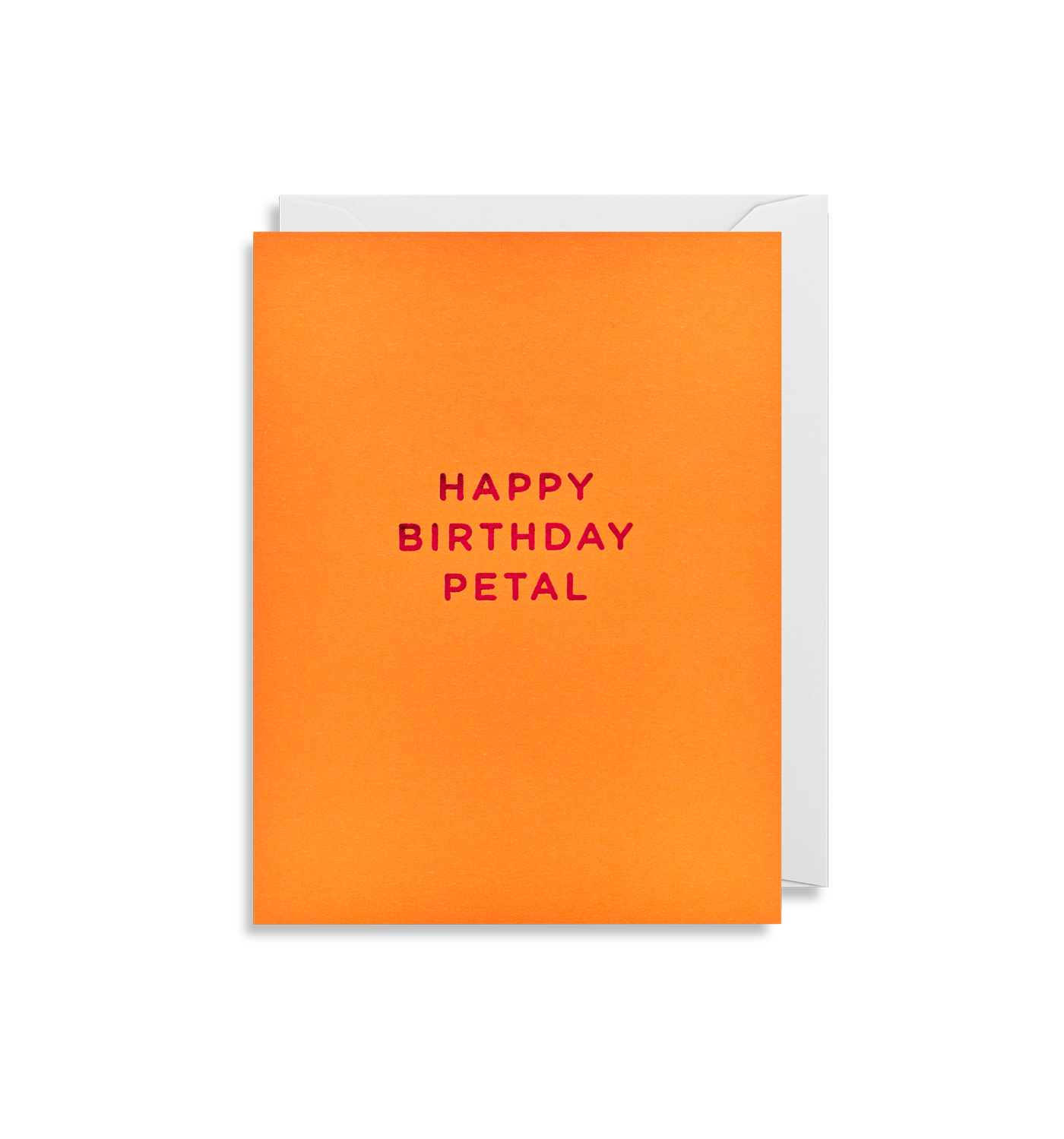 Happy Birthday Petal Mini Greeting Card