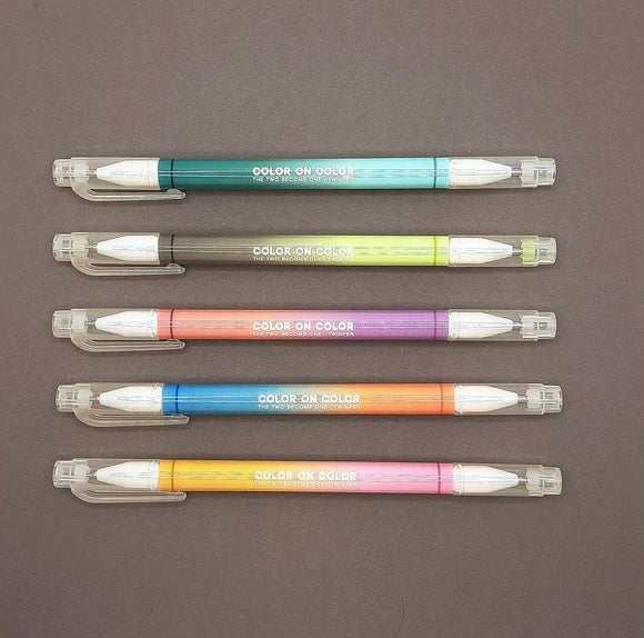 Livework Twin Plus Deco Pens - 10 Colours (Set Of 5 Twin Tip Pens)