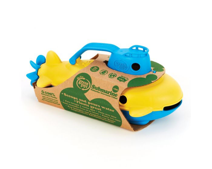 Green Toys Blue Handle Yellow Submarine