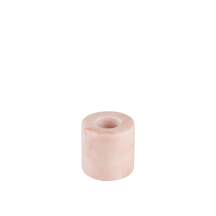 Stoned  Pink Marble Candle Holder