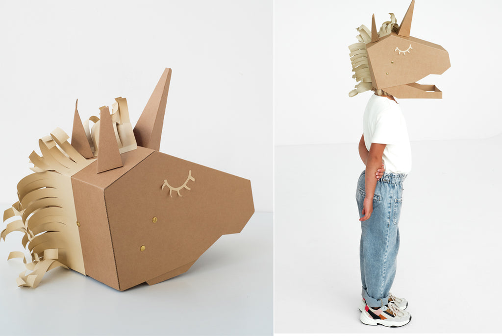 Koko Cardboard Unicorn 3D Mask