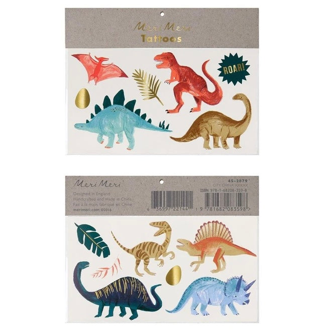 Meri Meri Dinosaur Kingdom Tattoo Pack
