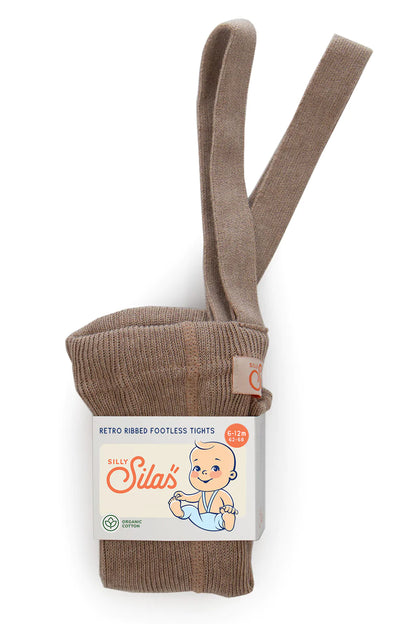 Silly Silas Cocoa Blend Footless Tights
