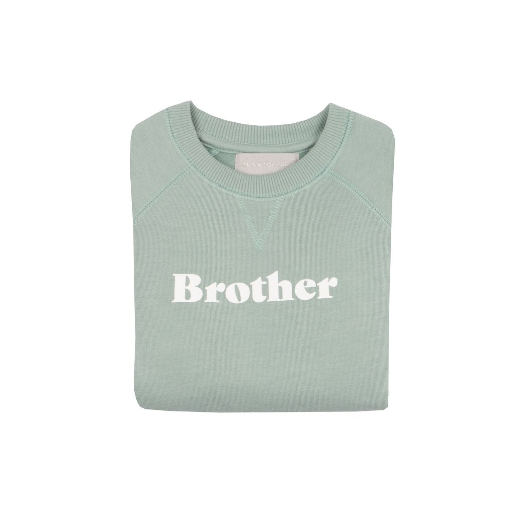 Bob & Blossom Sage “Brother” Sweatshirt