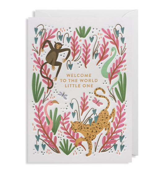 Welcome To The World Little One Greeting Card